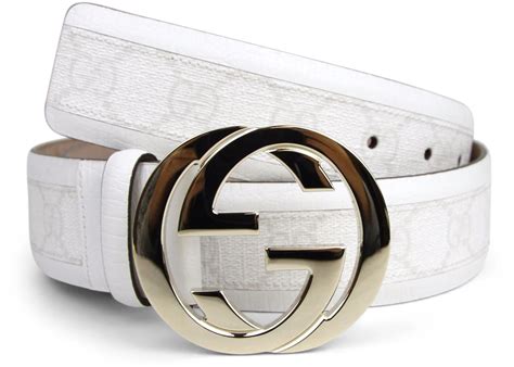 gucci white belt|real white gucci belt.